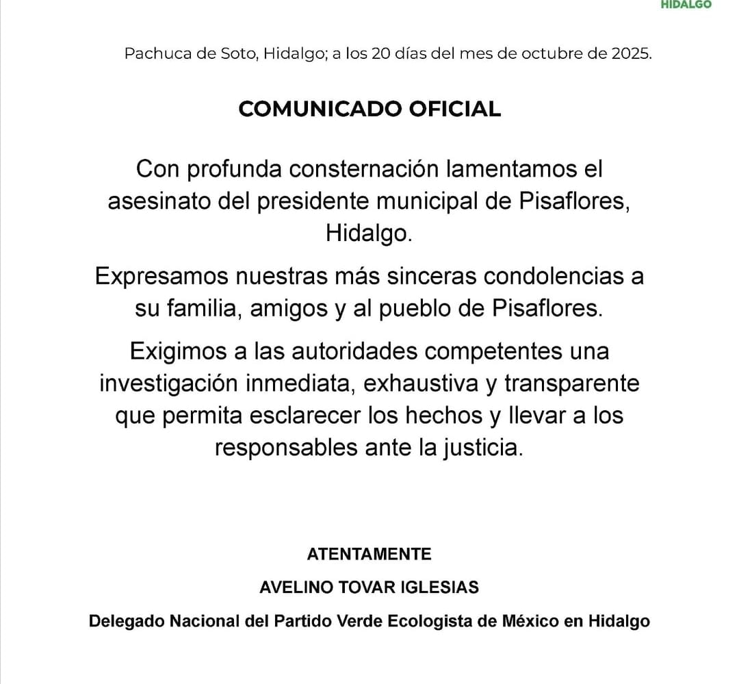 Asesinan al alcalde de Pisaflores