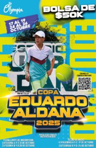 Jóvenes talentos del tenis se dan cita en el Club Olympia por la Copa Eduardo Aldana