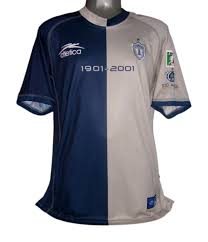 Pachuca (2001-2002): la camiseta conmemorativa de 100 años de los Tuzos, recordada por el gol de Cuqui Silvani