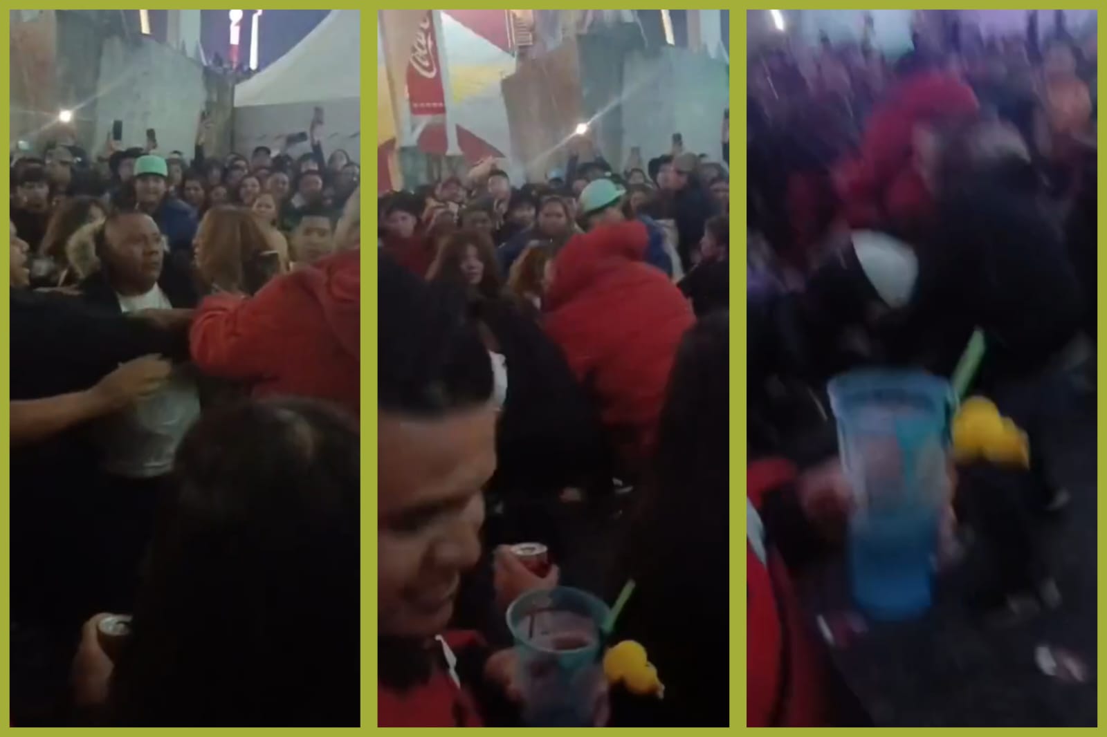 Golpes, caos y cero policías: así fue la pelea que encendió la Feria San Francisco Pachuca Hidalgo 2025.