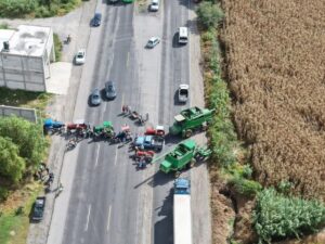 Las protestas en el Valle del Mezquital buscan garantizar un precio justo para la cosecha de maíz
