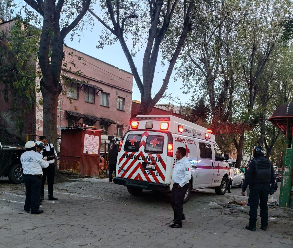 El hombre fue trasladado al hospital para atender la lesión provocada por el ataque