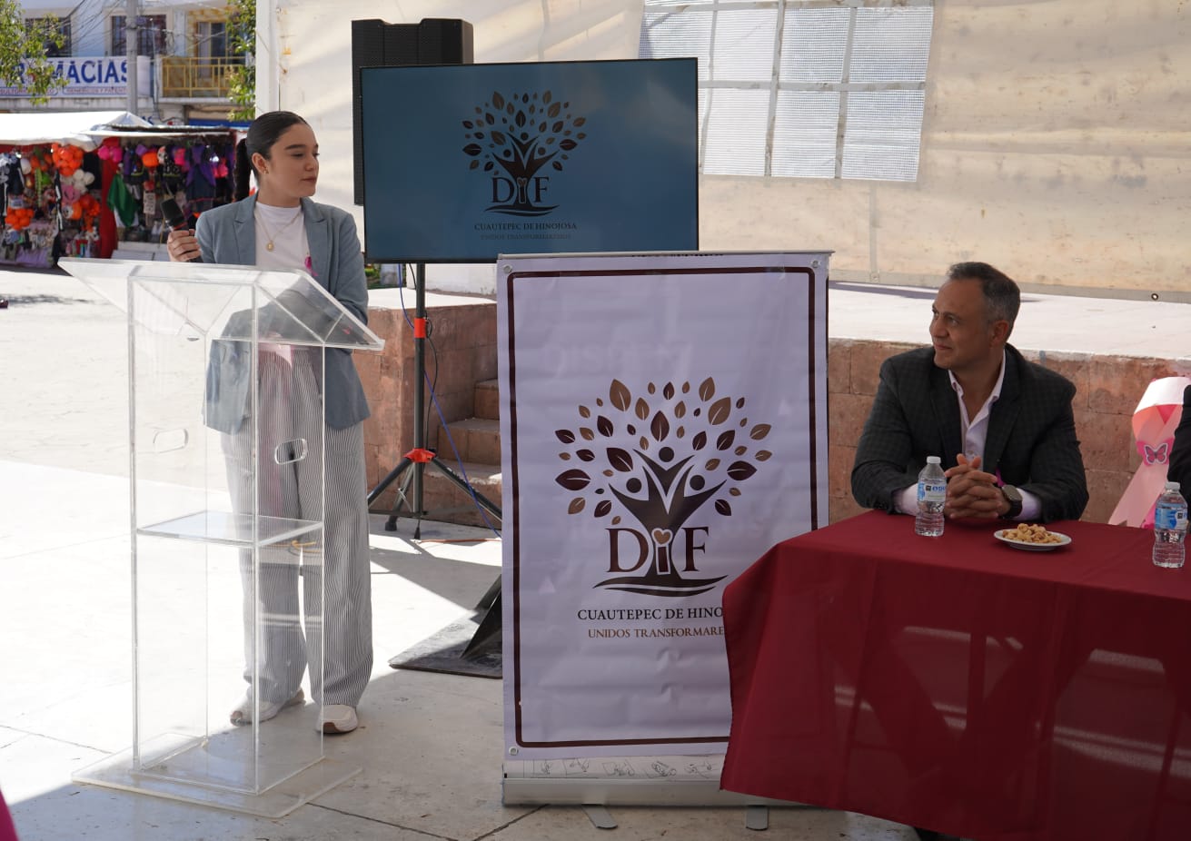 El Sistema DIF Cuautepec de Hinojosa cerró las actividades del Mes Rosa con una jornada informativa sobre detección oportuna y reconstrucción mamaria