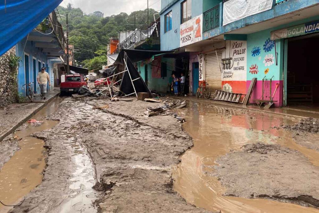 Inundación Huehuetla | Foto: Salvador López Rangel