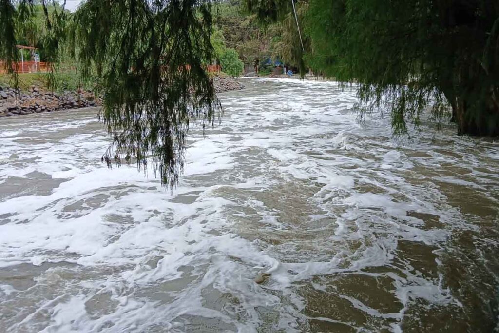 También se emitió una alerta de parte de PC Tula, ante el posible desbordamiento del río Tula