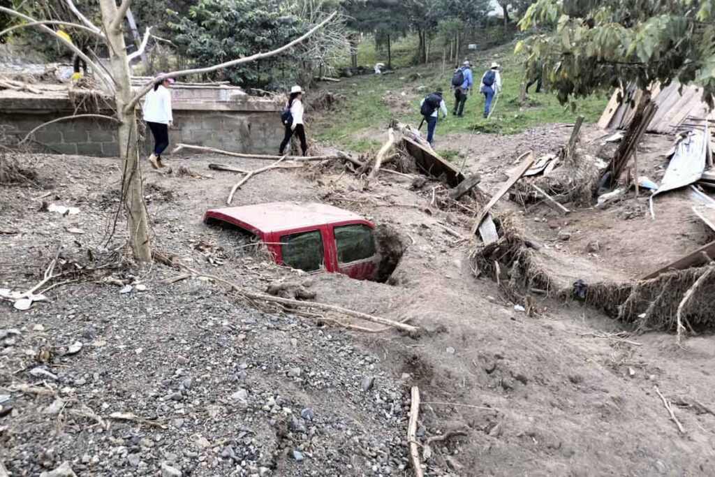 La mañana del 10 de octubre Chapula estaba destruido, recuerdan pobladores