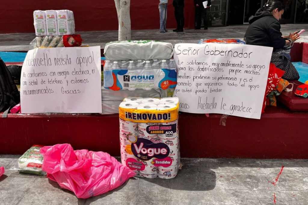Antorcha Campesina pide apoyo para los damnificados de Huehuetla; así puedes apoyar