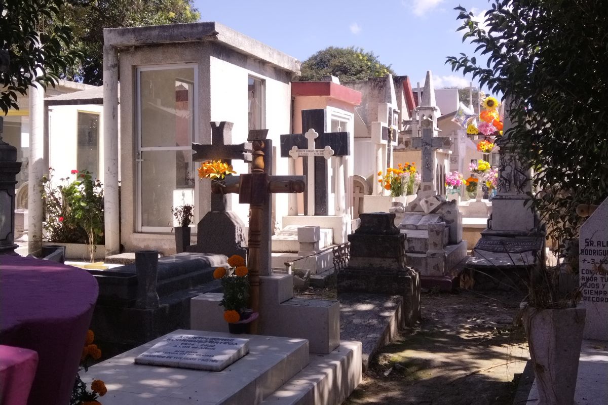 El 70 por ciento de las tumbas presenta condiciones de abandono | Foto: Antonieta Islas