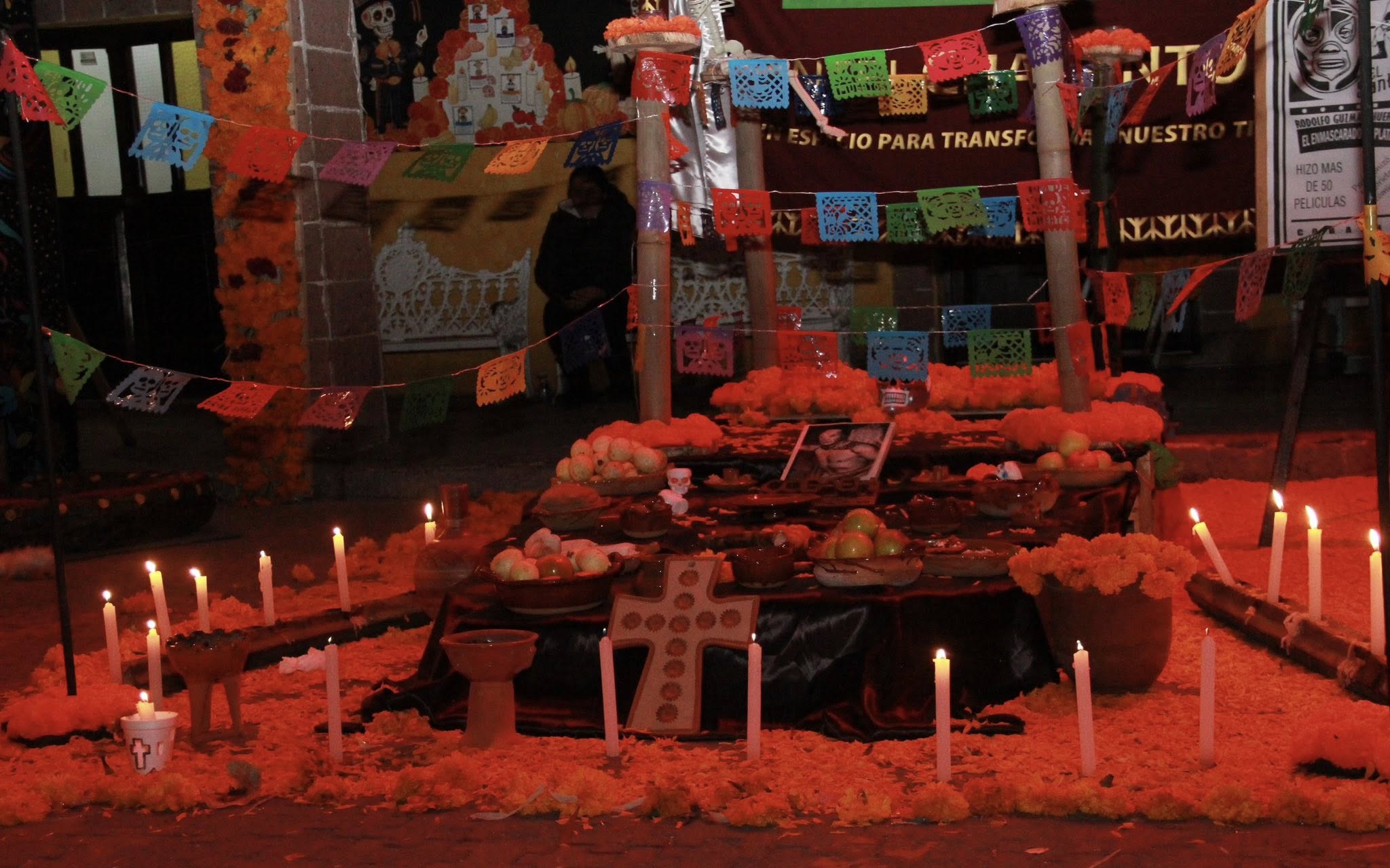 Presentación artística durante el festival de Chapantongo