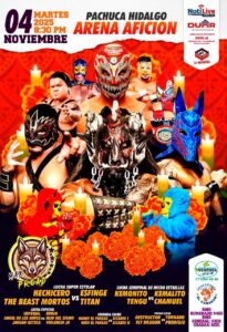 El Consejo Mundial de Lucha Libre regresa a Pachuca con una función estelar imperdible.