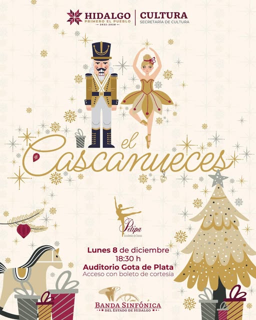 El Cascanueces llegará al Gota de Plata con bailarines de Petipa Academia de Danza Pachuca