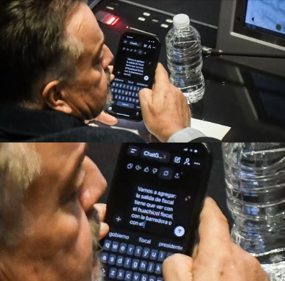 Imagen muestra al legislador usando IA para redactar parte de su posicionamiento en el pleno