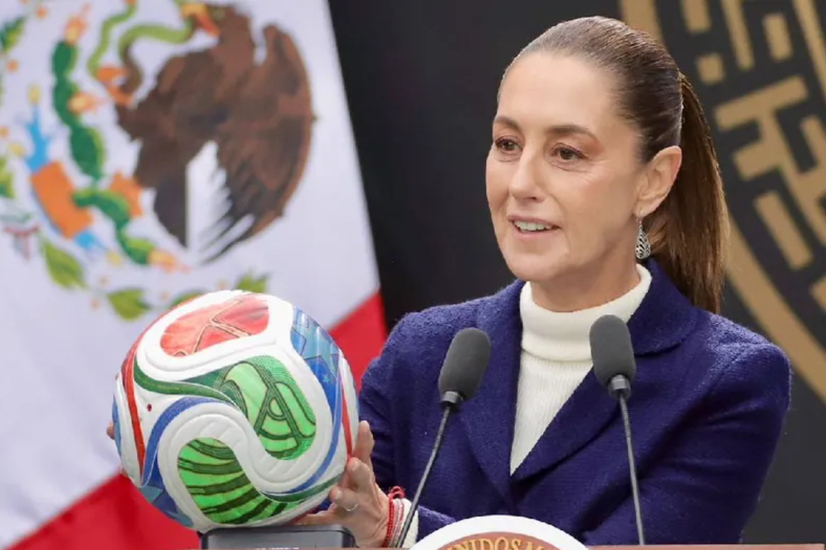El anuncio de Claudia Sheinbaum formó parte de la presentación oficial del Mundial 2026.