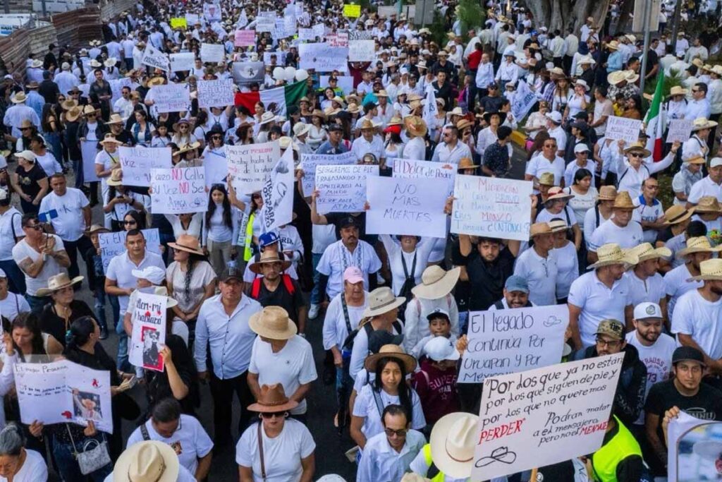 La marcha pacífica busca replicar la realizada hace una semana en Uruapan, Michoacán | Foto: Especial