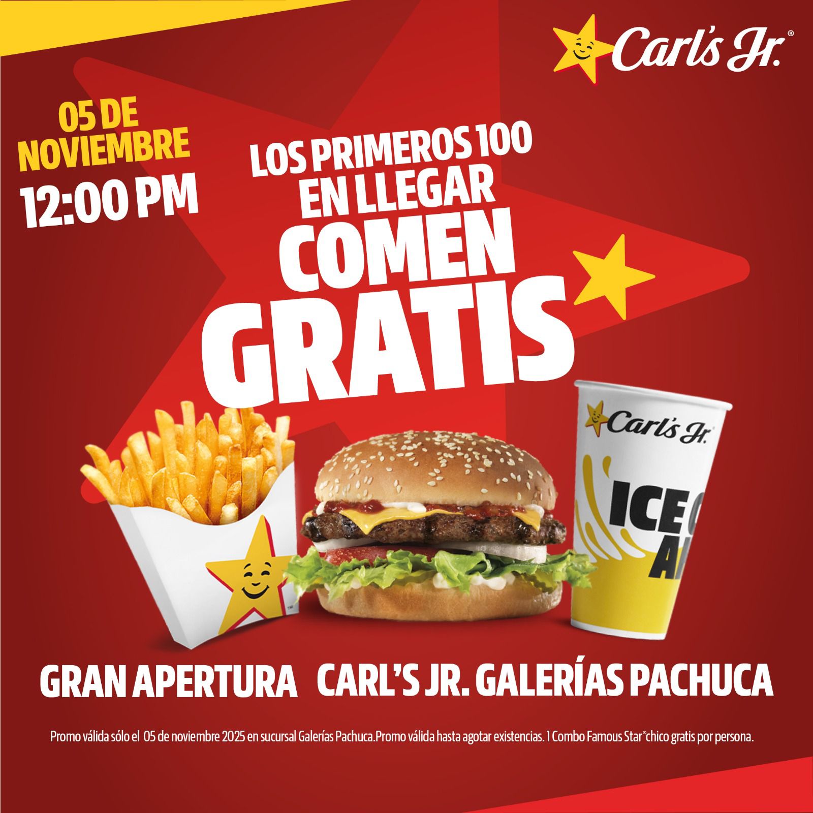 Con esta apertura, Carl’s Jr. Hidalgo reafirma su crecimiento en la región y su compromiso por ofrecer experiencias únicas a los amantes de las hamburguesas