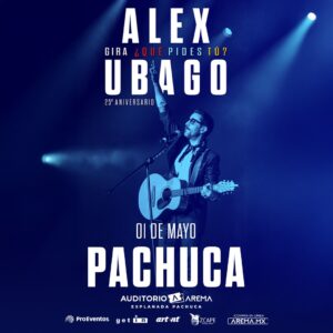 Alex Ubago vuelve a México y anuncia fecha en Pachuca para su gira