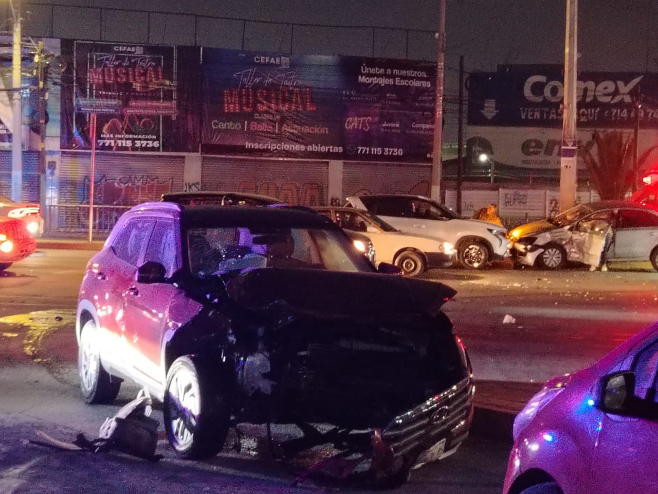 Dos lesionados dejó este accidente ocurrido en Everardo Márquez