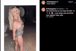 El texto original hablaba sobre la importancia de mantener viva la parte más sensible del alma, pero horas después Britney redujo el mensaje a una frase ligera