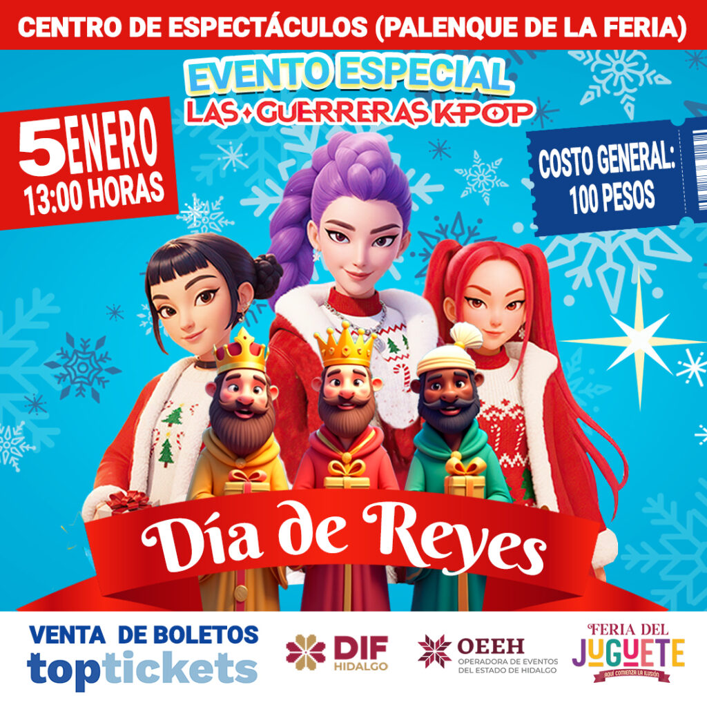 Las Guerreras del K-Pop llegan a Hidalgo este 5 de enero