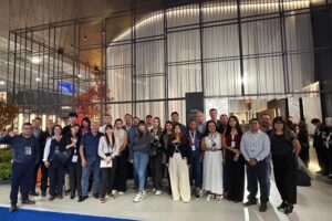 Arquitectos e interioristas recorrieron el stand de Interceramic, uno de los más visitados del encuentro profesional