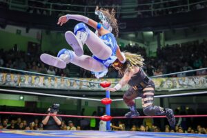 Magia Azul representa con orgullo a la lucha libre hidalguense en el máximo circuito.