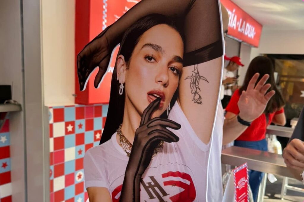 Pop-up culinario presentado por Dua Lipa 