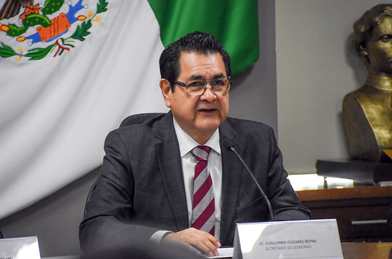 Secretaría de Gobierno: Guillermo Olivares Reyna