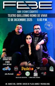 FEBE en Pachuca: Rock, arte y mucha energía en un concierto íntimo