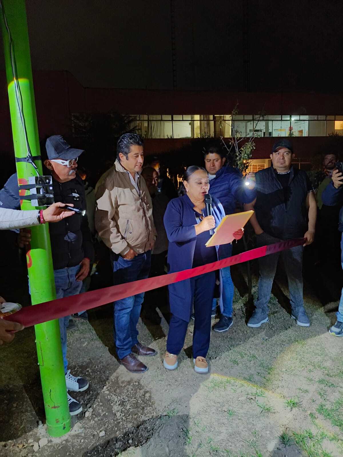 El gobierno municipal de Tulancingo renovó en días recientes la iluminación del punto central que conecta a la colonia Nuevo Tulancingo sección C