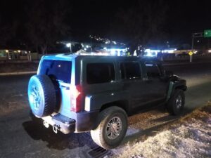 Camioneta también fue asegurada