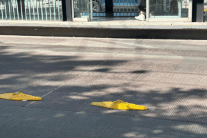 Desde avenida Revolución, autoridades comenzaron la instalación de boyas y bolardos en el carril confinado del Tuzobús, desde Plaza Bella hasta la estación número 23.