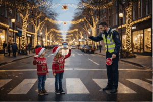 Policías municipales y estatales realizan patrullajes especiales en Navidad para garantizar la seguridad y el orden durante reuniones familiares y eventos masivos.