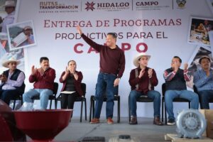 El gobernador de Hidalgo acudió al evento Rutas de la Transformación en Tulancingo | Foto: Especial