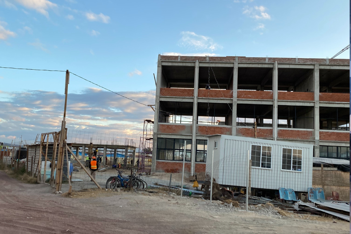 Se amplió la oferta educativa para el nivel medio superior con la construcción del CBTIS 293, en Tizayuca | Foto: Carlos Cisneros