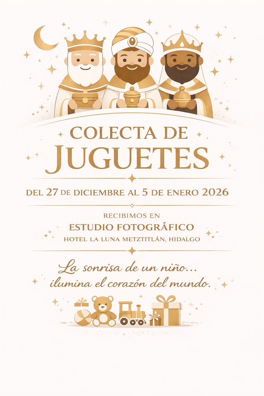 La colecta busca repartir los juguetes a aproximadamente 200 infantes | Foto: Especial