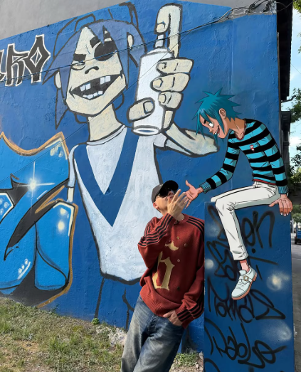 Gorillaz y Bizarrap, dos mundos musicales que se encuentran en Orange County, un avance de su próximo álbum The Mountain