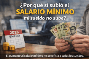El salario mínimo en México subió en enero, pero muchos trabajadores aún no verán el cambio reflejado en su sueldo