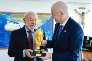 Gianni Infantino destacó el potencial de Brasil como país anfitrión.