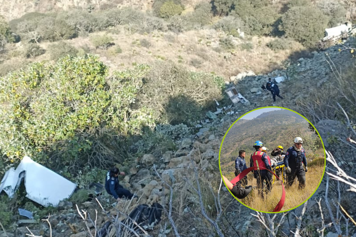 Volcadura de camión en el Corredor de la Montaña movilizó a cuerpos de Emergencia