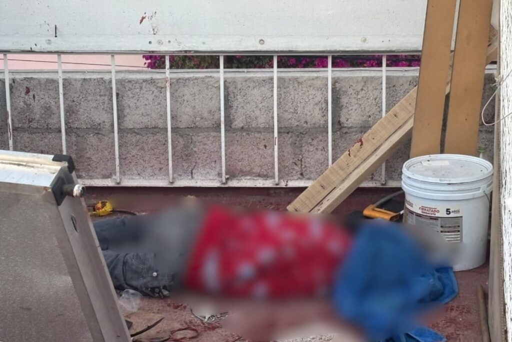 Zona acordonada por autoridades tras homicidio registrado en Pachuca