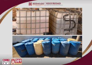 Las autoridades de Hidalgo, en colaboración con la Sedena y la GN, desarticularon un importante centro de venta ilegal de hidrocarburo en Cuautepec