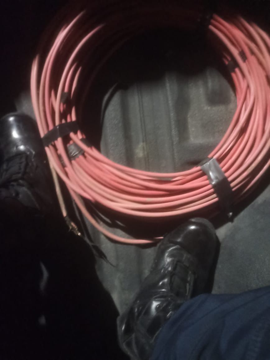 Gracias al sistema de videovigilancia, se lograron detener a los responsables del robo de cable en Pachuca