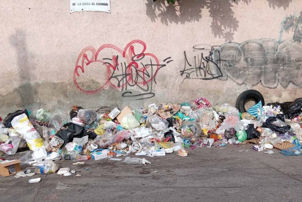 Durante diciembre, el incremento en la generación de basura significó una erogación adicional de 93 mil pesos para el depósito de los residuos en el relleno sanitario de Las Lajas