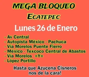 Transportistas y comerciantes de Ecatepec anunciaron una manifestación que contempla el cierre de seis vialidades estratégicas para presionar a autoridades municipales.