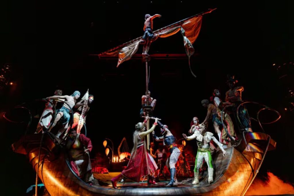 El Cirque du Soleil tiene una historia de madurez, amor y conflicto... ¡En un escenario 360°!