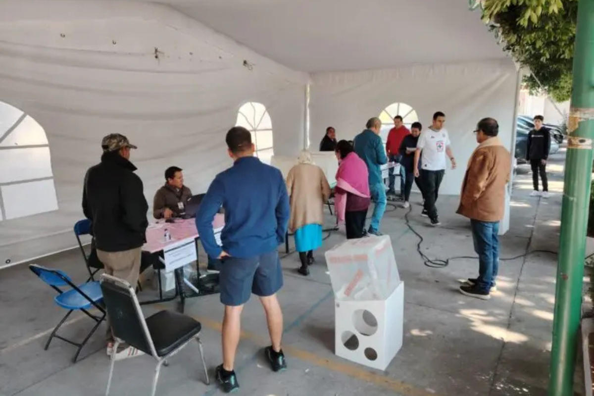 Durante la jornada de la consulta, se registró una baja participación ciudadana