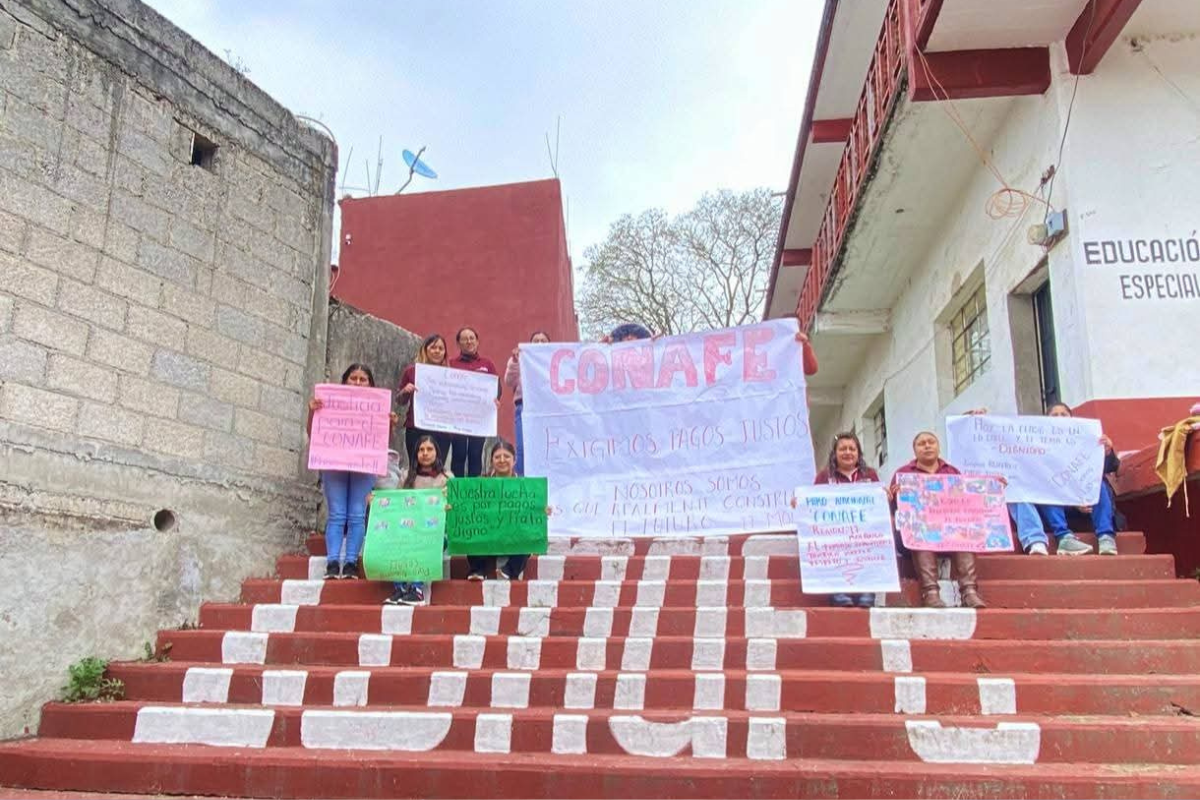 Docentes del Conafe consideraron que el pago insuficiente significa una falta de reconocimiento a su trabajo | Foto: Especial