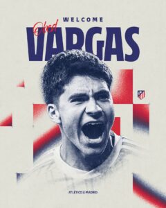 Obed Vargas firma con el Atlético de Madrid hasta 2030