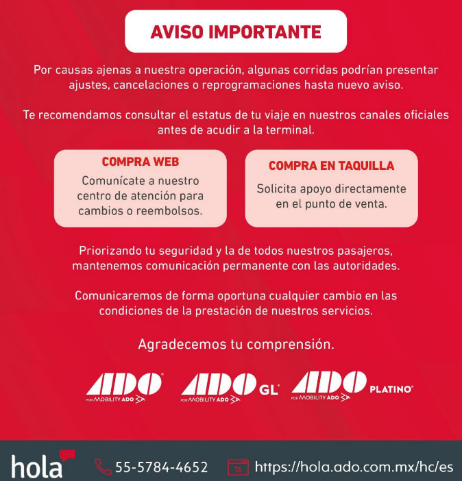 Anuncio de ADO