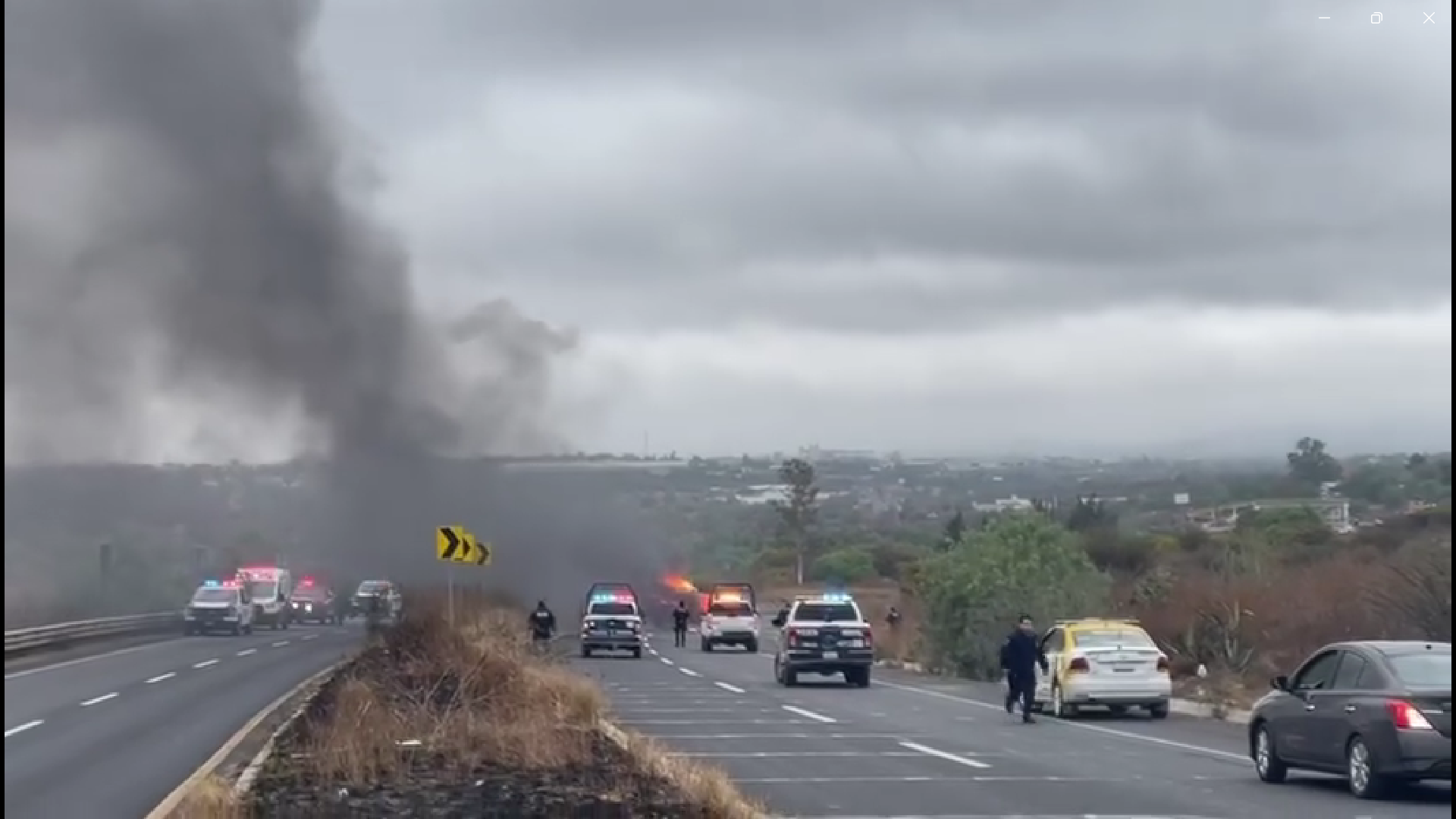 Incendian unidades en cuatro municipios de Hidalgo